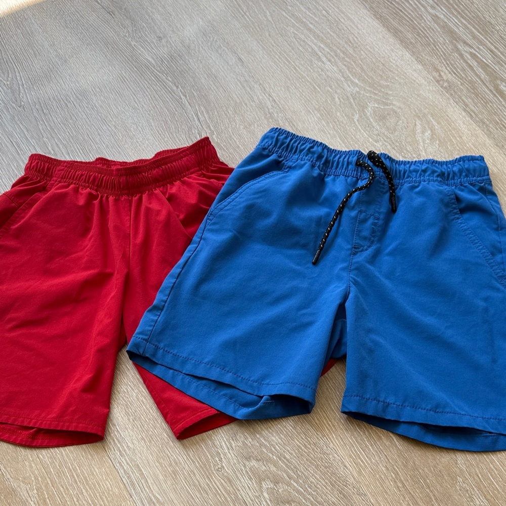CatnJack and All in Motion Kids Red and Blue Shorts